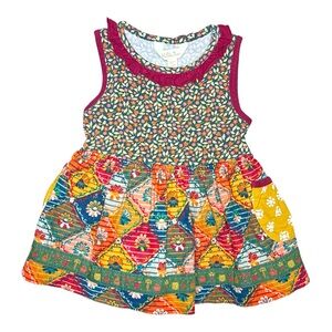 Matilda Jane Mohunk Mountain Sara Top Size 3T | Patchwork Floral Ruffle